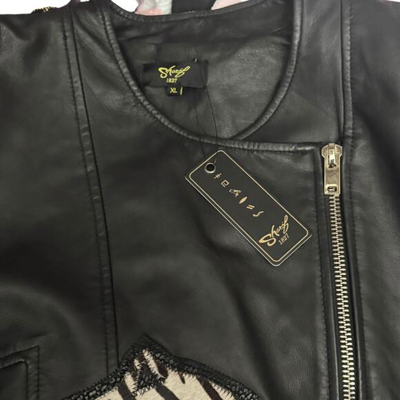 17. NEW Sharif 1827 Lamb Leather Jacket Size XL - Picture 7 of 9